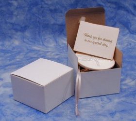 3x3x2 Chrome White Gift Box