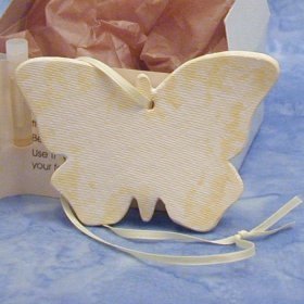 Ornament butterfly wedding favors