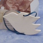 peace dove wedding favor ornament