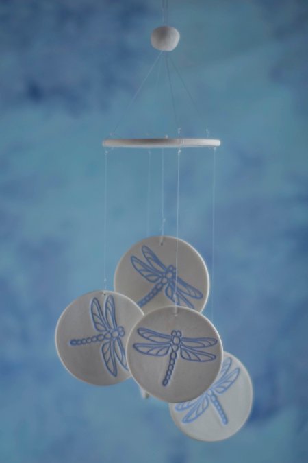 dragonfly wind chime wedding favors