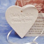 heart wedding favor ornament