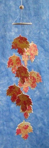 large autumn leaf wedding favor