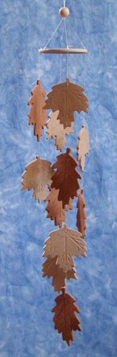 large fall leaf chime favor