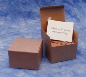 3x3x2 Kraft Brown Gift Box
