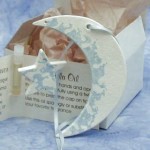 moon and star wedding favor ornaments