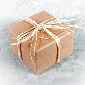 Tulle Wrapped Favor Gift Box - Five Cedars