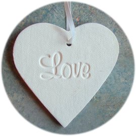 personalized heart wedding favor