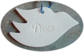 peace stamp personalized wedding favors