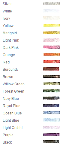 Ribbon Colors