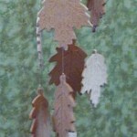 fall leaf wind chimes