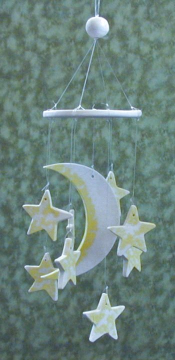 moon and star wind chime